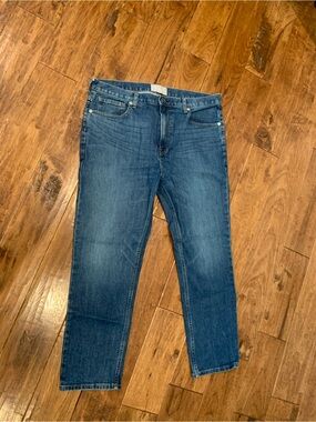 Everlane Men's Straight Denim Jeans in Blue